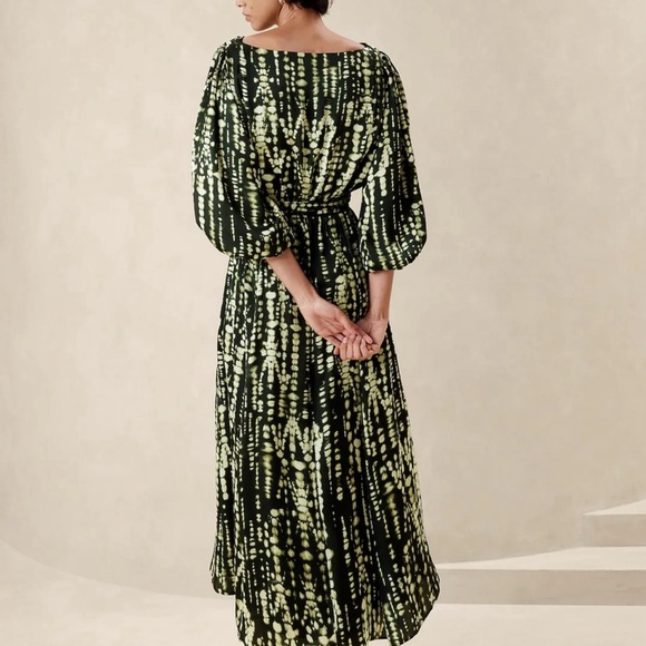 Banana Republic factory BLOUSON MAXI DRESS - Picture 2 of 7